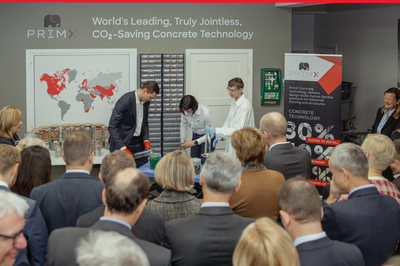 30 of Latvia's ambassadors visited Primekss | PrīmX® Industrial Concrete Flooring & Structural to learn how innovation, research and development are at the forefront of PrīmX Concrete Technology's success and how they can promote Primekss as an export leader.